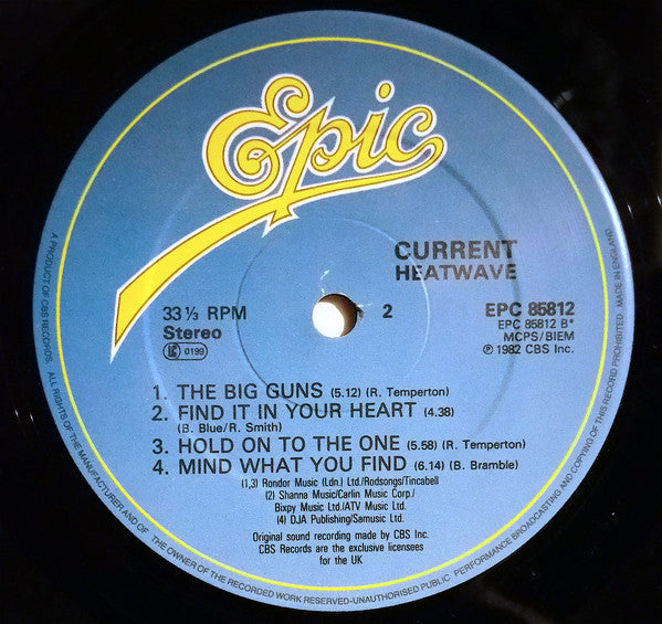 Heatwave : Current (LP, Album)