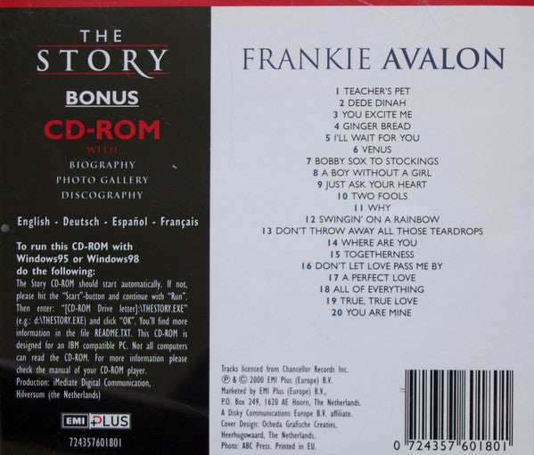 Frankie Avalon : The Story (CD, Comp + CD-ROM)