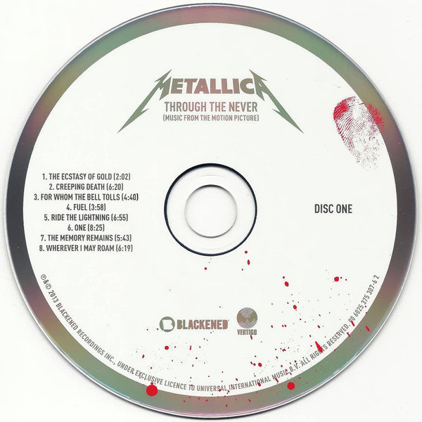 Metallica : Through The Never (Music From The Motion Picture) (2xCD, Album)