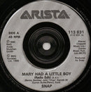 Snap! : Mary Had A Little Boy (7", Single, Sil)