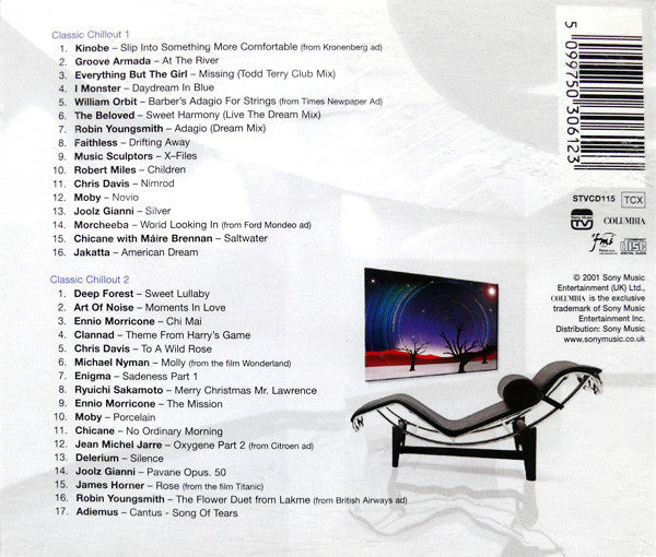 Various : The Classic Chillout Album (A Collection Of Classics For A Modern World) (2xCD, Album, Comp, P/Mixed)