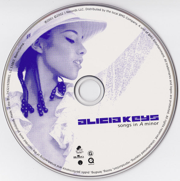 Alicia Keys : Songs In A Minor (CD, Album, Enh, RE, RP, S/Edition)