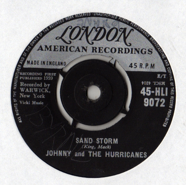 Johnny And The Hurricanes : Beatnik Fly (7", Single)