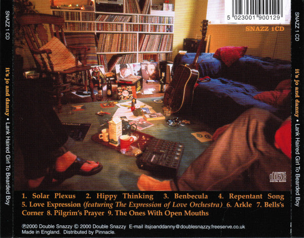 It's Jo And Danny : Lank Haired Girl To Bearded Boy (CD, Album)