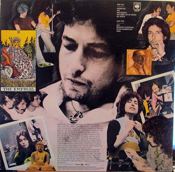 Bob Dylan : Desire (LP, Album, RE)