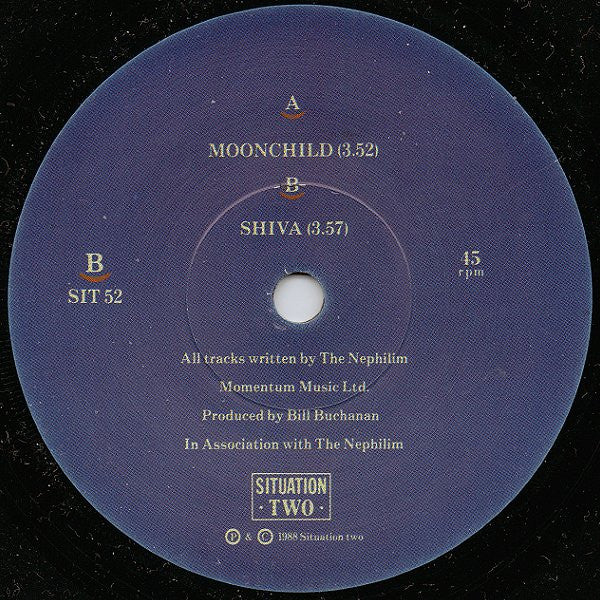 Fields Of The Nephilim : Moonchild (7", Single)