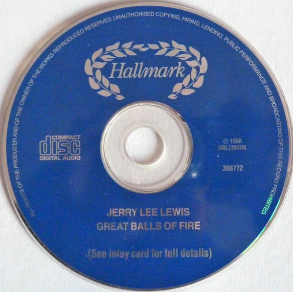 Jerry Lee Lewis : Great Balls Of Fire (CD, Album, Comp)
