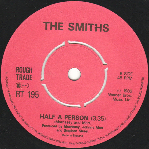 The Smiths : Shoplifters Of The World Unite (7", Single, Pus)