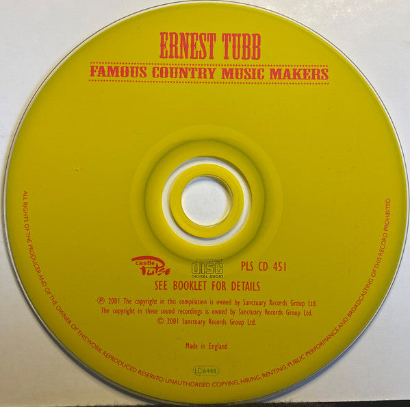 Ernest Tubb : Famous Country Music Makers (CD, Comp)
