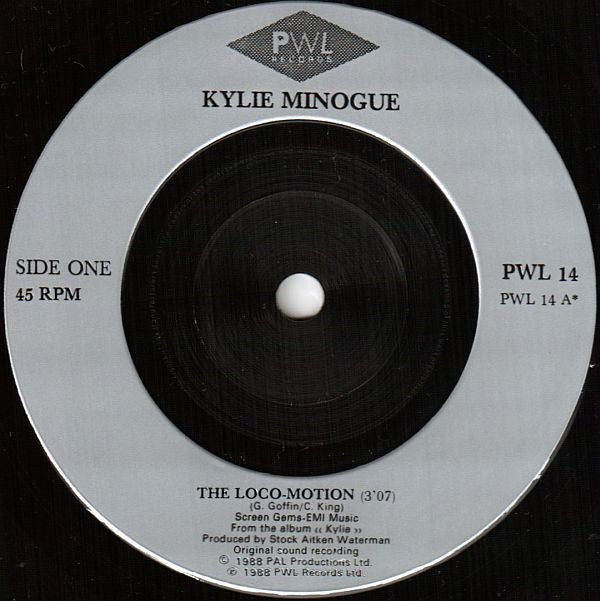 Kylie Minogue : The Loco-Motion (7", Single, Sil)