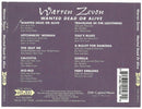 Warren Zevon : Wanted Dead Or Alive (CD, Album, RE)