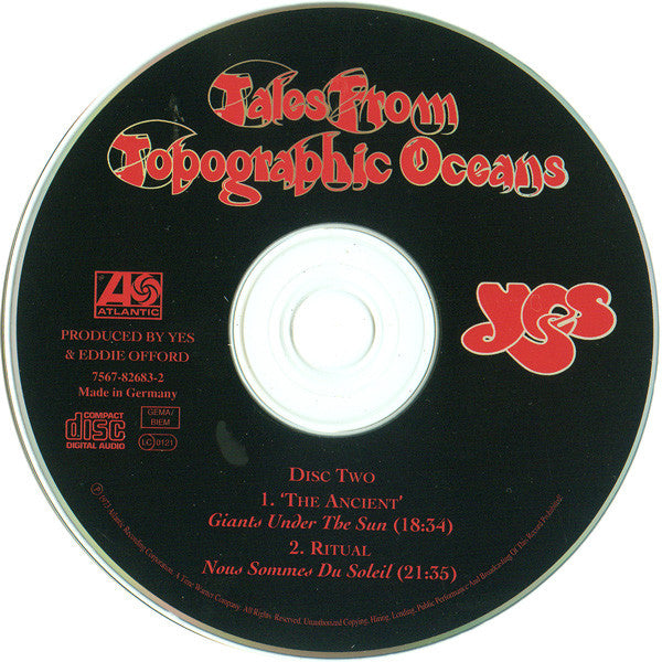 Yes : Tales From Topographic Oceans (2xCD, Album, RE, RM)