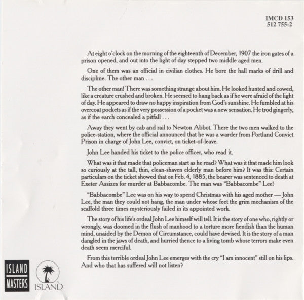 Fairport Convention : 'Babbacombe' Lee (CD, Album)