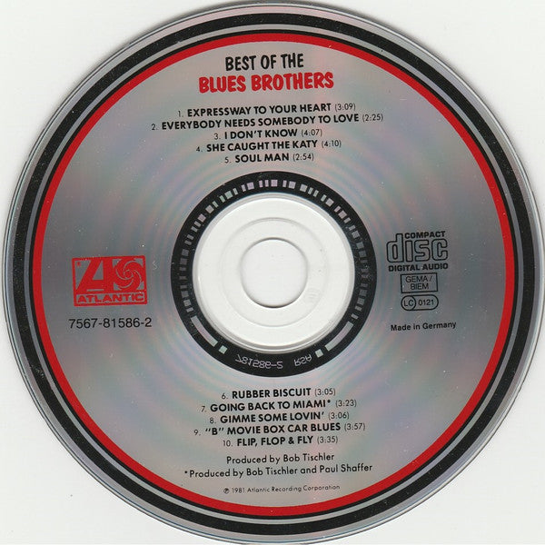 The Blues Brothers : Best Of The Blues Brothers (CD, Comp, RE)