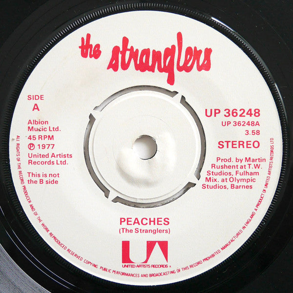 The Stranglers : Peaches / Go Buddy Go (7", Single, Alb)