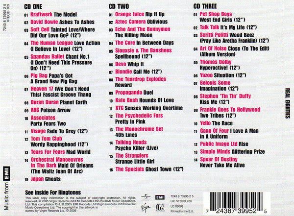 Various : Real Eighties - Hits Plus Extended Mixes (Box + 3xCD, Comp)