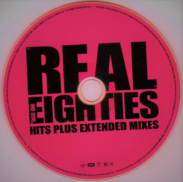 Various : Real Eighties - Hits Plus Extended Mixes (Box + 3xCD, Comp)