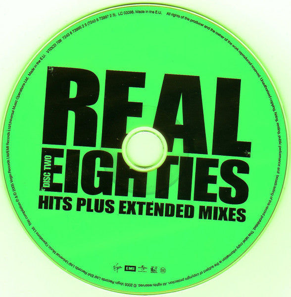 Various : Real Eighties - Hits Plus Extended Mixes (Box + 3xCD, Comp)