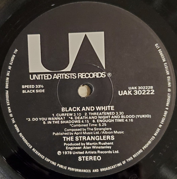 The Stranglers : Black And White (LP, Album)