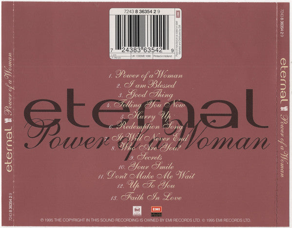 Eternal (2) : Power  Of A Woman (CD, Album)