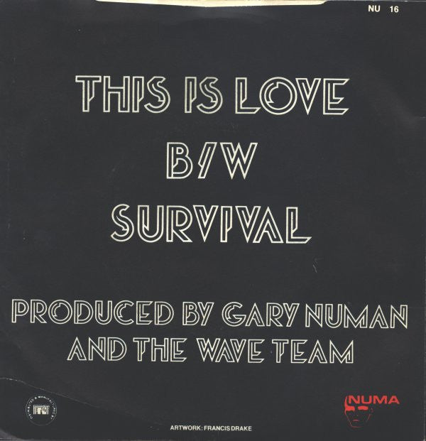 Gary Numan : This Is Love (7", Single + Flexi, 7", S/Sided)