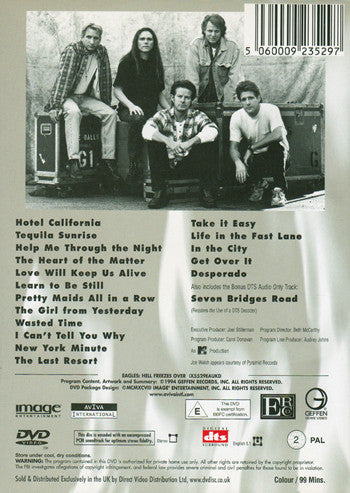 Eagles : Hell Freezes Over (DVD-V, Multichannel, PAL)