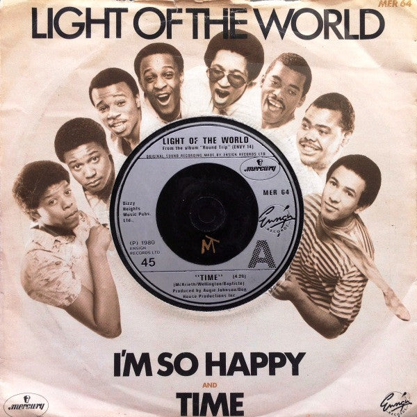 Light Of The World : I'm So Happy / Time (7", Single, Sol)