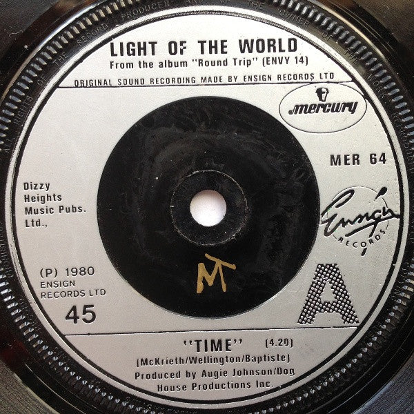 Light Of The World : I'm So Happy / Time (7", Single, Sol)
