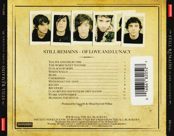 Still Remains : Of Love And Lunacy (CD, Album)