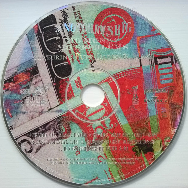 Notorious B.I.G. Featuring Puff Daddy &  Mase : Mo Money Mo Problems (CD, Single)