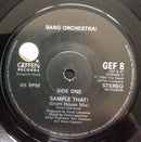 Bang Orchestra! : Sample That! (Short House Mix) (7")