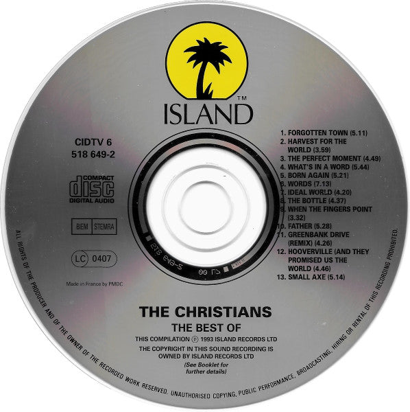 The Christians : The Best Of The Christians (CD, Comp)