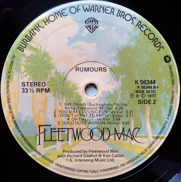 Fleetwood Mac : Rumours (LP, Album)