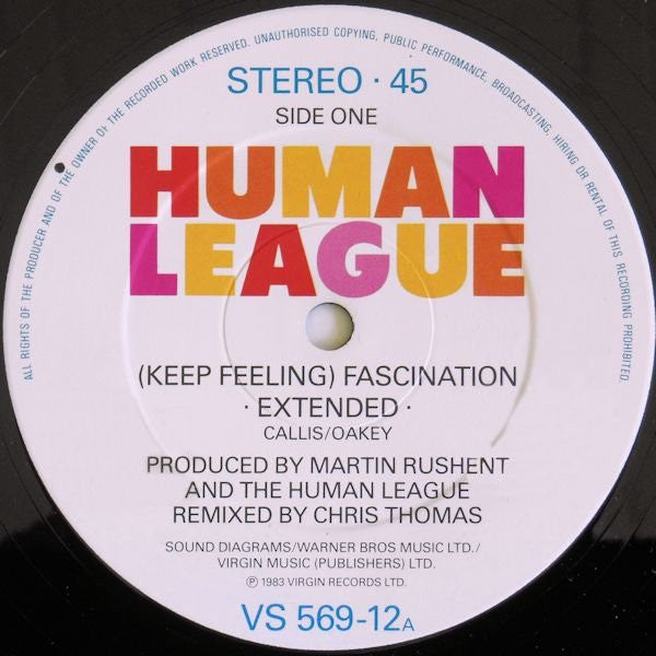 The Human League : Fascination (12", Single)