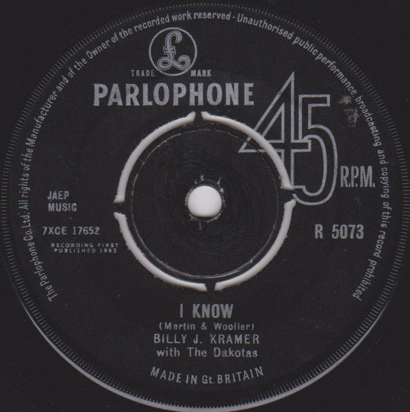 Billy J. Kramer With The Dakotas* : I'll Keep You Satisfied (7", Single)