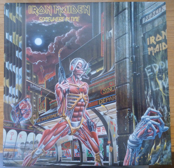 Iron Maiden : Somewhere In Time (LP, Album, RE)