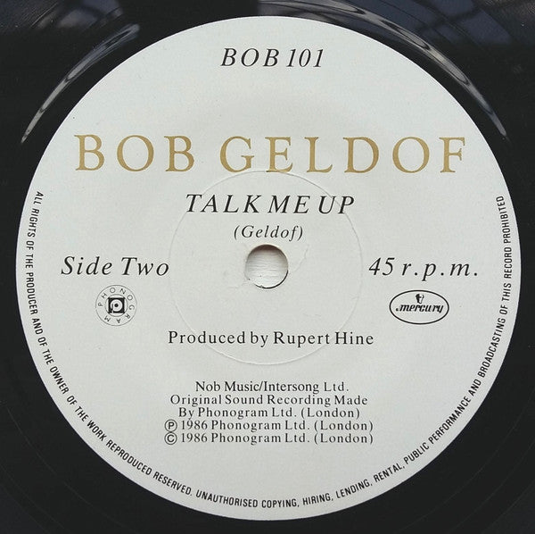 Bob Geldof : This Is The World Calling (7", Single)