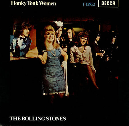 The Rolling Stones : Honky Tonk Women / You Can't Always Get What You Want (7", Single)