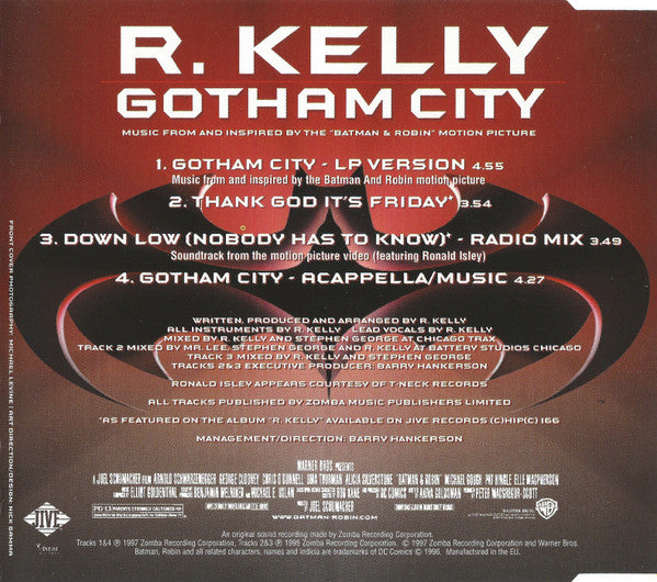 R. Kelly : Gotham City (CD, Single)