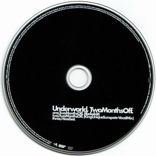 Underworld : Two Months Off (CD, Single, CD1)