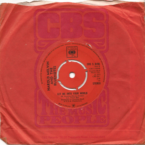 Harold Melvin And The Blue Notes : If You Don't Know Me By Now (7", Single, Pus)