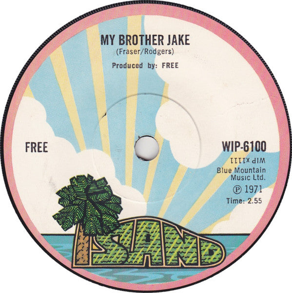 Free : My Brother Jake (7", Sol)