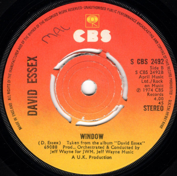 David Essex : Gonna Make You A Star (7", Single, Pus)