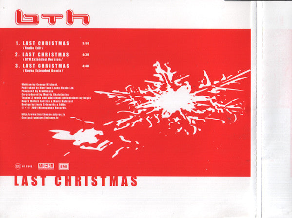 BTH : Last Christmas (CD, Single)