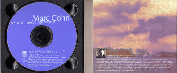 Marc Cohn : Walk Through The World (CD, Single, Ltd, CD1)