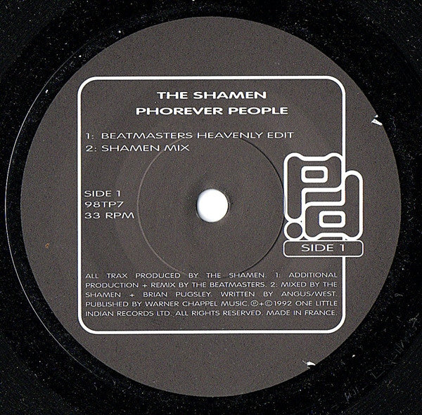 Shamen* : Phorever People (7", Single)