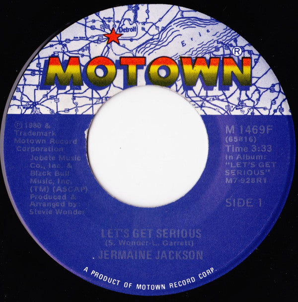 Jermaine Jackson : Let's Get Serious (7", Single)