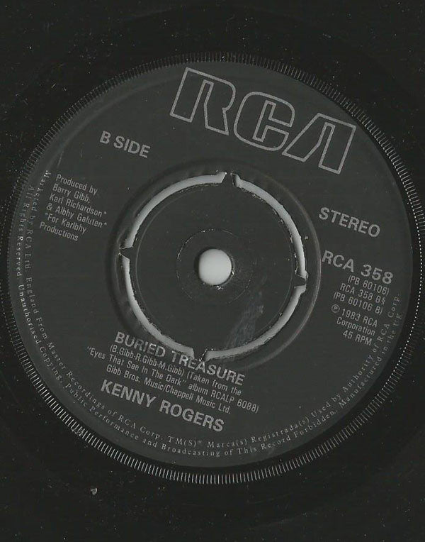 Kenny Rogers : Eyes That See In The Dark (7", Single)