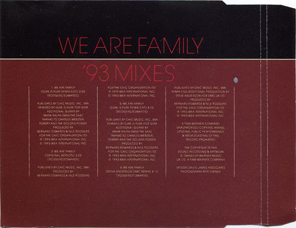 Sister Sledge : We Are Family '93 Mixes (CD, Maxi)