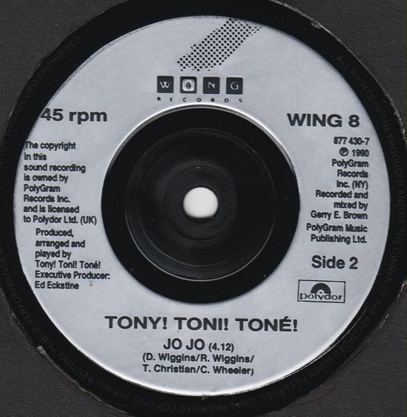 Tony! Toni! Toné! : The Blues (7")